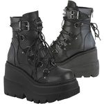 DemoniaCult Shaker 60 Boots Black | Angel Clothing
