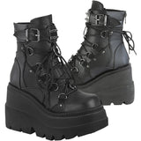 DemoniaCult Shaker 60 Boots Black | Angel Clothing