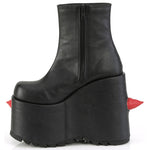 DemoniaCult SLAY 77 Black Red Boots | Angel Clothing