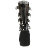 DemoniaCult SWING 230C Black Transparent Boots | Angel Clothing
