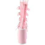 DemoniaCult SWING 230C Pink Transparent Boots | Angel Clothing