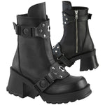 DemoniaCult BRATTY 56 Black Boots | Angel Clothing