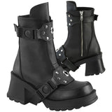 DemoniaCult BRATTY 56 Black Boots | Angel Clothing