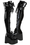 DemoniaCult KERA 303 Patent Boots | Angel Clothing