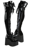 DemoniaCult KERA 303 Patent Boots | Angel Clothing