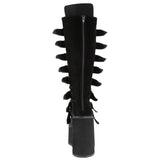 DemoniaCult SWING 815 Black Velvet Boots | Angel Clothing