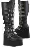 DemoniaCult Swing 815WC Boots WIDE CALF | Angel Clothing