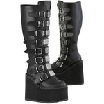 DemoniaCult Swing 815WC Boots WIDE CALF | Angel Clothing