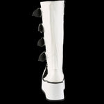 DemoniaCult TRASHVILLE 518 Boots White | Angel Clothing