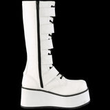 DemoniaCult TRASHVILLE 518 Boots White | Angel Clothing