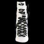 DemoniaCult VIVIKA 128 White Boots | Angel Clothing