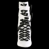 DemoniaCult VIVIKA 128 White Boots | Angel Clothing