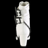 DemoniaCult VIVIKA 128 White Boots | Angel Clothing