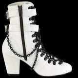DemoniaCult VIVIKA 128 White Boots | Angel Clothing