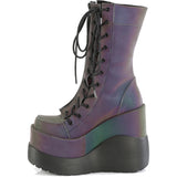 DemoniaCult VOID 118 Green Boots (UK4) | Angel Clothing