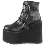 DemoniaCult SWING-105 Boots Black | Angel Clothing