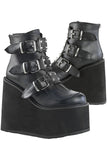 DemoniaCult SWING-105 Boots Black | Angel Clothing
