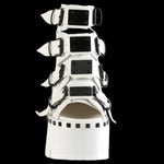 DemoniaCult ASHES 70 White Boots | Angel Clothing