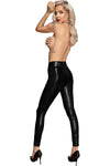Noir Handmade Snake Skin Style Leggings | Angel Clothing
