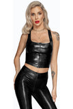Noir Handmade Snake Skin Style Wetlook Top (S, M, XL, 2XL) | Angel Clothing
