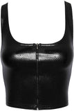Noir Handmade Snake Skin Style Wetlook Top (S, M, XL, 2XL) | Angel Clothing