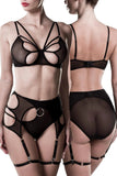 Grey Velvet Bra Set | Angel Clothing