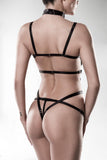 Grey Velvet 2-piece Harness Set | Angel Clothing
