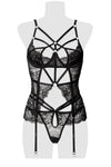 Grey Velvet Erotic Set | Angel Clothing