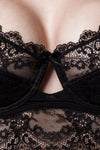 Grey Velvet Lingerie Set | Angel Clothing