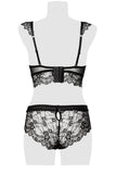 Grey Velvet Lingerie Set | Angel Clothing