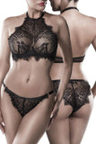 Grey Velvet Lingerie Set | Angel Clothing