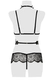 Grey Velvet Lingerie Set 2 | Angel Clothing