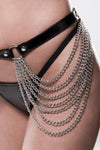 Grey Velvet Chain Set | Angel Clothing
