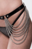 Grey Velvet Chain Set | Angel Clothing