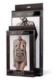Grey Velvet Erotic Chain Set | Angel Clothing