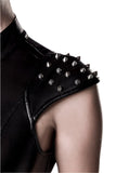 Grey Velvet Erotic Corsage Set (L, XL, 2XL) | Angel Clothing