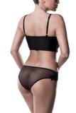 Grey Velvet Erotic Lingerie Set | Angel Clothing