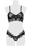Grey Velvet Erotic Lingerie Set | Angel Clothing