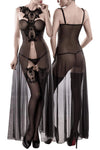 Grey Velvet Erotic Set