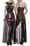 Grey Velvet Erotic Set