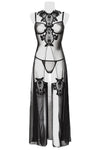Grey Velvet Erotic Set | Angel Clothing
