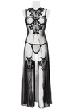 Grey Velvet Erotic Set | Angel Clothing