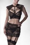 Grey Velvet Erotick Set 2 | Angel Clothing