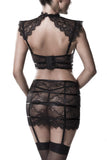 Grey Velvet Erotick Set 2 | Angel Clothing