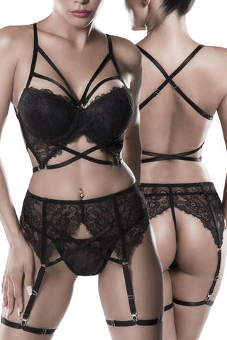 Grey Velvet Erotick Set 3 | Angel Clothing