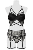 Grey Velvet Erotick Set 3 | Angel Clothing