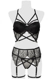 Grey Velvet Erotick Set 3 | Angel Clothing