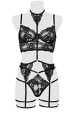 Grey Velvet Erotik Set (S, L) | Angel Clothing