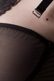 Grey Velvet Lingerie Set | Angel Clothing