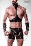 Grey Velvet Mens Erotic Set 8 | Angel Clothing